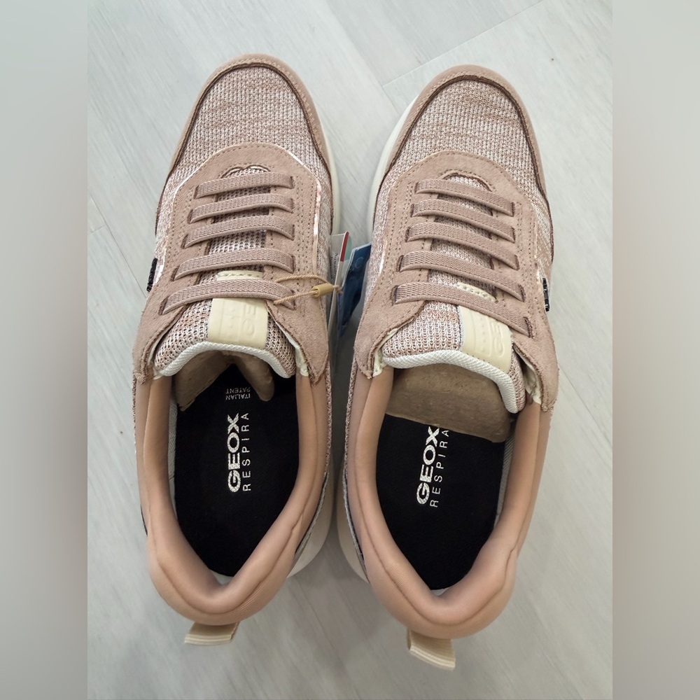 Geox Women's Pink "Spheric" Sneakers 7/7.5 - Picture 3 of 9